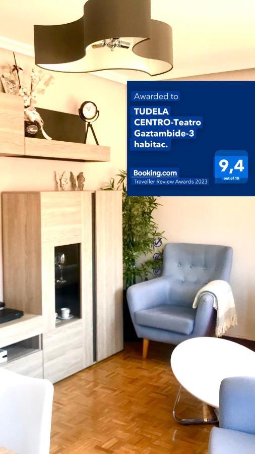Tudela Centro-Teatro Gaztambide-3 Habitac. Apartment Bagian luar foto