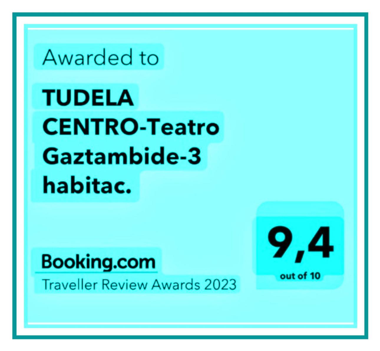 Tudela Centro-Teatro Gaztambide-3 Habitac. Apartment Bagian luar foto
